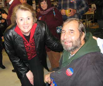 Janet Huckabee and me